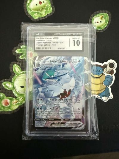 Ice Rider Calyrex Vmax alternate art CGC 10