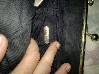 vintage Kathy Lee collection clutch bag
