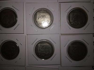 5 Reichsmark silver German WWII coins - Thumbnail 5