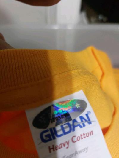 red and yellow autographed Tshirt - Thumbnail 2