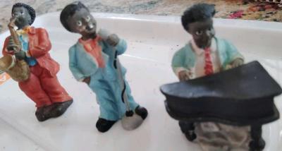 African American Vintage Jazz Figurines