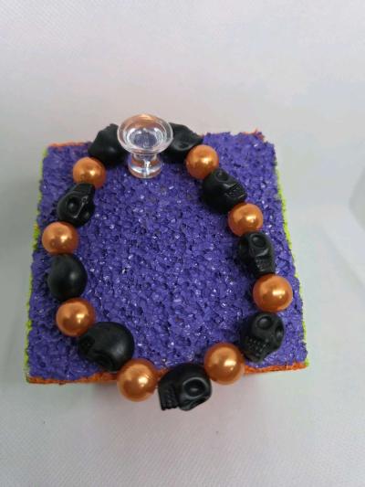 Fun  beaded bracelets for halloween - Thumbnail 3