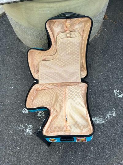 20 inch kids right on suitcase children ride on luggage with - Thumbnail 3