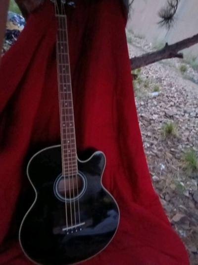 acoustic electric guitar bass - Thumbnail 6