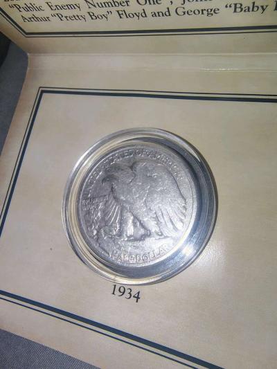 1934 walking liberty and stamp - Thumbnail 5