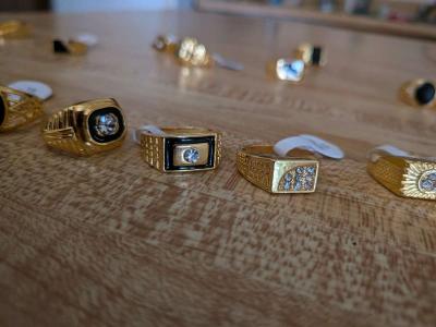 mens gold cocktail rings - Thumbnail 3
