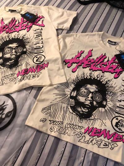 HELLSTAR STUDIOS SOUNDS LIKE HEAVEN TEE CREAM - Thumbnail 2