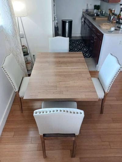 Brand New 4PC Dining Set Bronx Pickup - Thumbnail 5