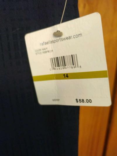 Rafaella Navy Blue slacks Dress pants for womens size 14 NEW - Thumbnail 5
