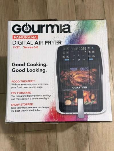 New Gourmia Panorama 7QT Digital Air Fryer - Thumbnail 2