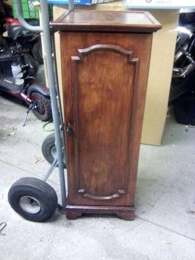 unisex refinished jewelry cabinet