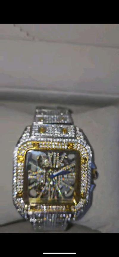 Mans Mossionite Watch - Thumbnail 2