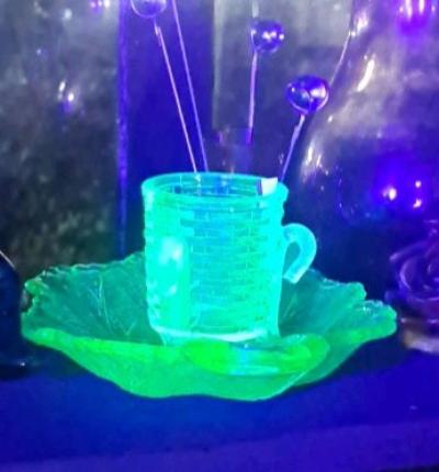 Vintage Uranium glass - Chula Vista, California