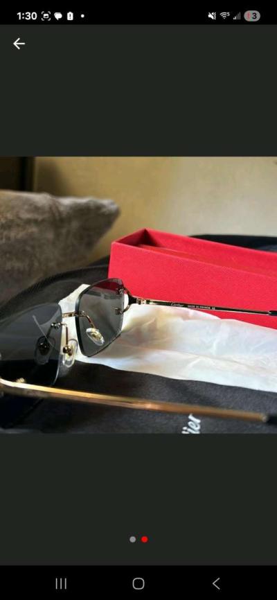 Black Cartier sunglasses - Thumbnail 2