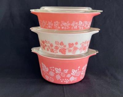 pink pyrex collection