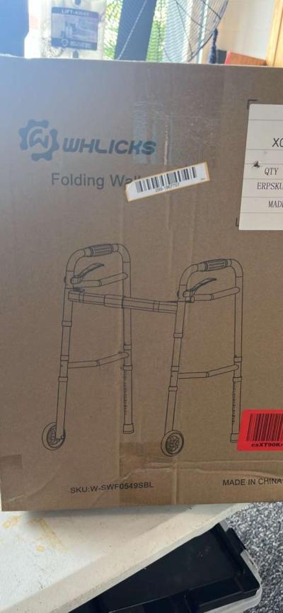 Folding walker up to 350 lbs - Thumbnail 2