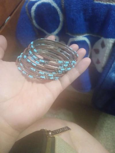 turquoise silver bracelets - Thumbnail 2