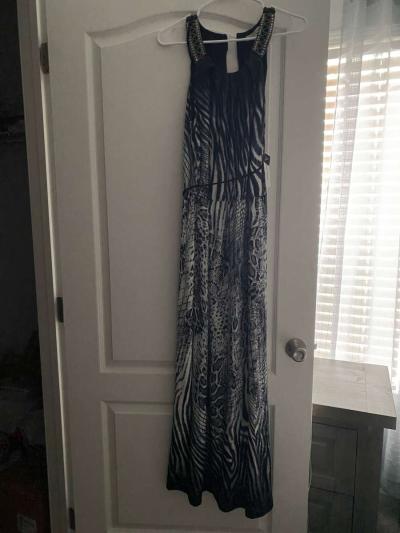 Animal Print Maxi Dress - Thumbnail 1