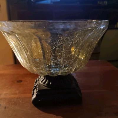 crackel glass bowl - Thumbnail 3