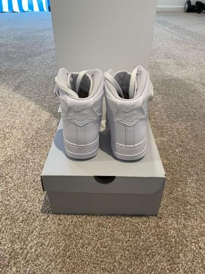 icy white Air Force 1s high - Thumbnail 2