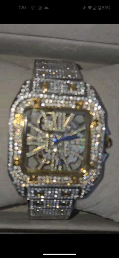 Mans Mossionite Watch - Thumbnail 3