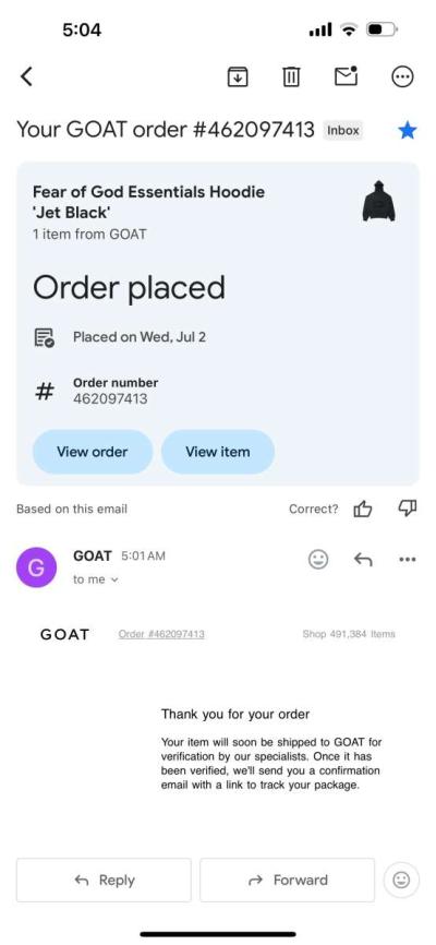 Essential hoodie size small - Thumbnail 4