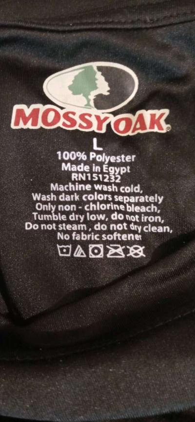 Mens Mossy Oak DriFit Short Sleeve Tshirt Large - Thumbnail 3