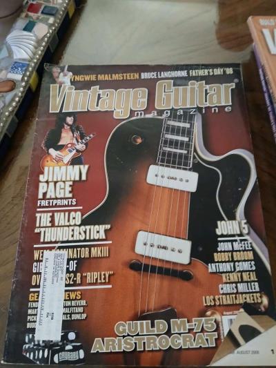 vintage guitar magazine 2008 - Coalinga, California