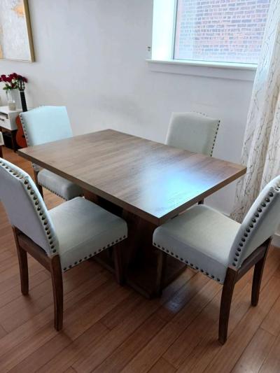 Brand New 4PC Dining Set Bronx Pickup - Thumbnail 3