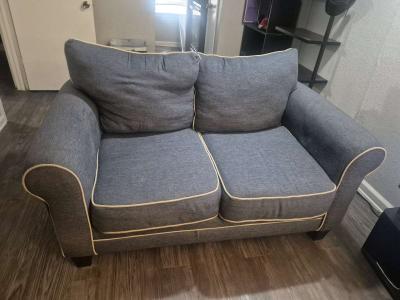 blue loveseat - Thumbnail 1