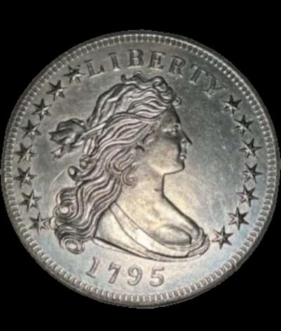 1795 Draped Bust Small Eagle and 1877CC Seated Liberty - Thumbnail 1