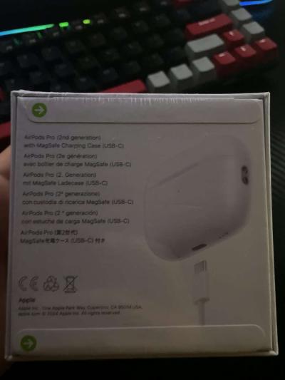 New Sealed Apple Pro 2nd Gen Wireless Bluetooth Earbuds - Thumbnail 2