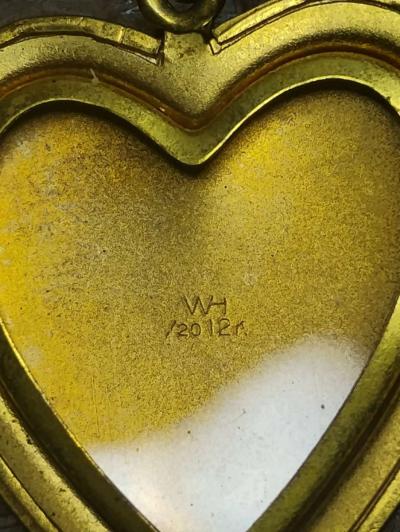 WH Vintage Gold Filled Locket - Thumbnail 2
