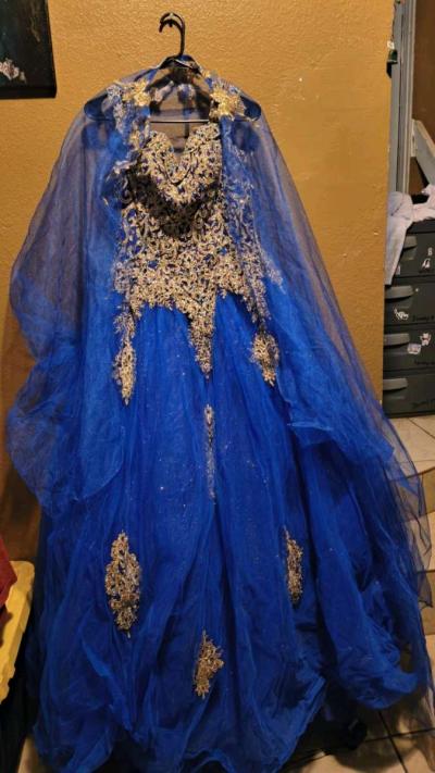 Quinceanera  Royal blue dress - Thumbnail 4