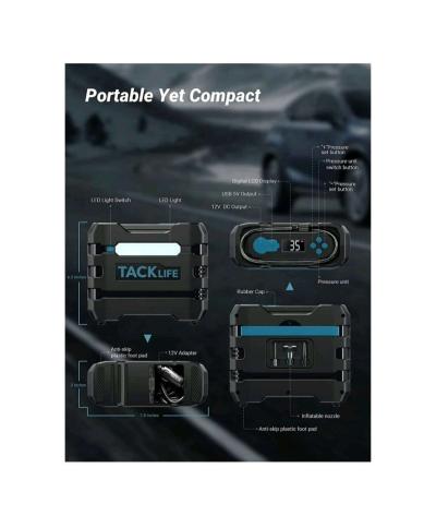 Portable Tire Inflator para autos motos y bicicletas - Thumbnail 5