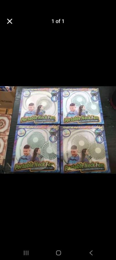 PORTABLE NECK FANS  EACH - Thumbnail 1