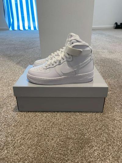 icy white Air Force 1s high - Thumbnail 3