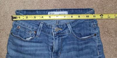 JUNIORS LEVI STRAUSS SIGNATURE MID RISE SLIM DENIM JEANS - Thumbnail 3