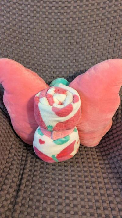 Butterfly Plush and Throw Set - Thumbnail 2