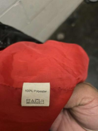 Fashion Men Black Puffer Jacket with Red Lining - Thumbnail 5