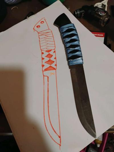 fixed blade puukko knife handcrafted - Thumbnail 3