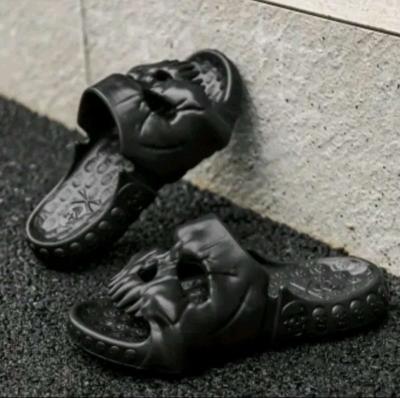 Men Skull  NonSlip Slides - Thumbnail 1