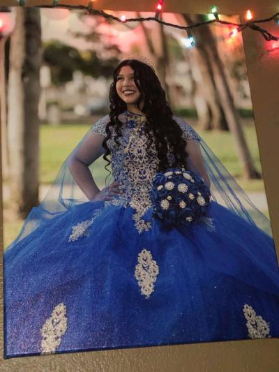 Quinceanera  Royal blue dress - Perris, California