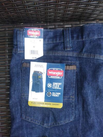 wrangler flex Denim work shorts - Thumbnail 3