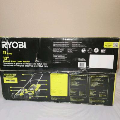 RYOBI 13 IN 11 AMP CORDER ELECTRIC WALK BEHIND PUSH LAWN - Thumbnail 5