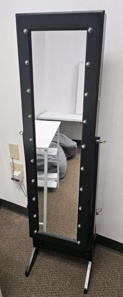 Jewelry Storage standing Mirror With Lights - Raleigh, North Carolina