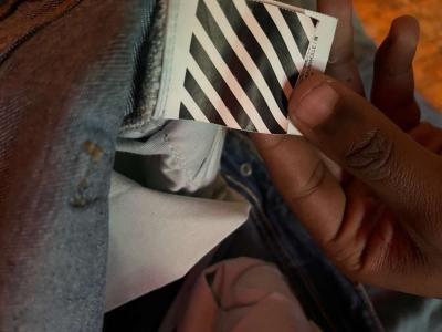 size 38 mens off white jeans - Thumbnail 3