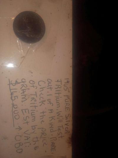 1982 P Pure silver tritium quarter Best Offer