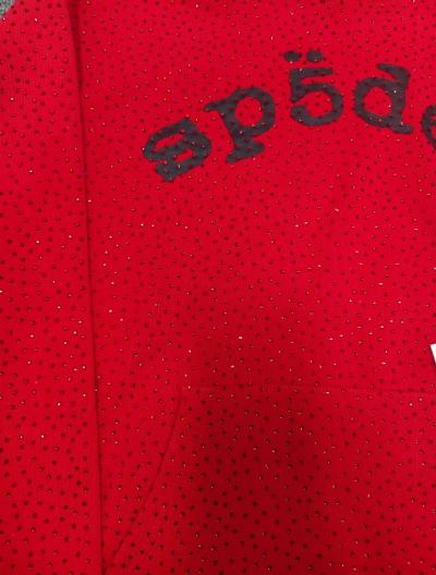 Red VSS Sp5der hoodie - Thumbnail 2