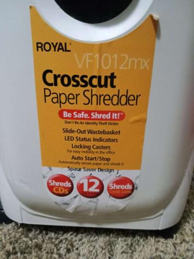 Crosscut paper shredder - Thumbnail 2